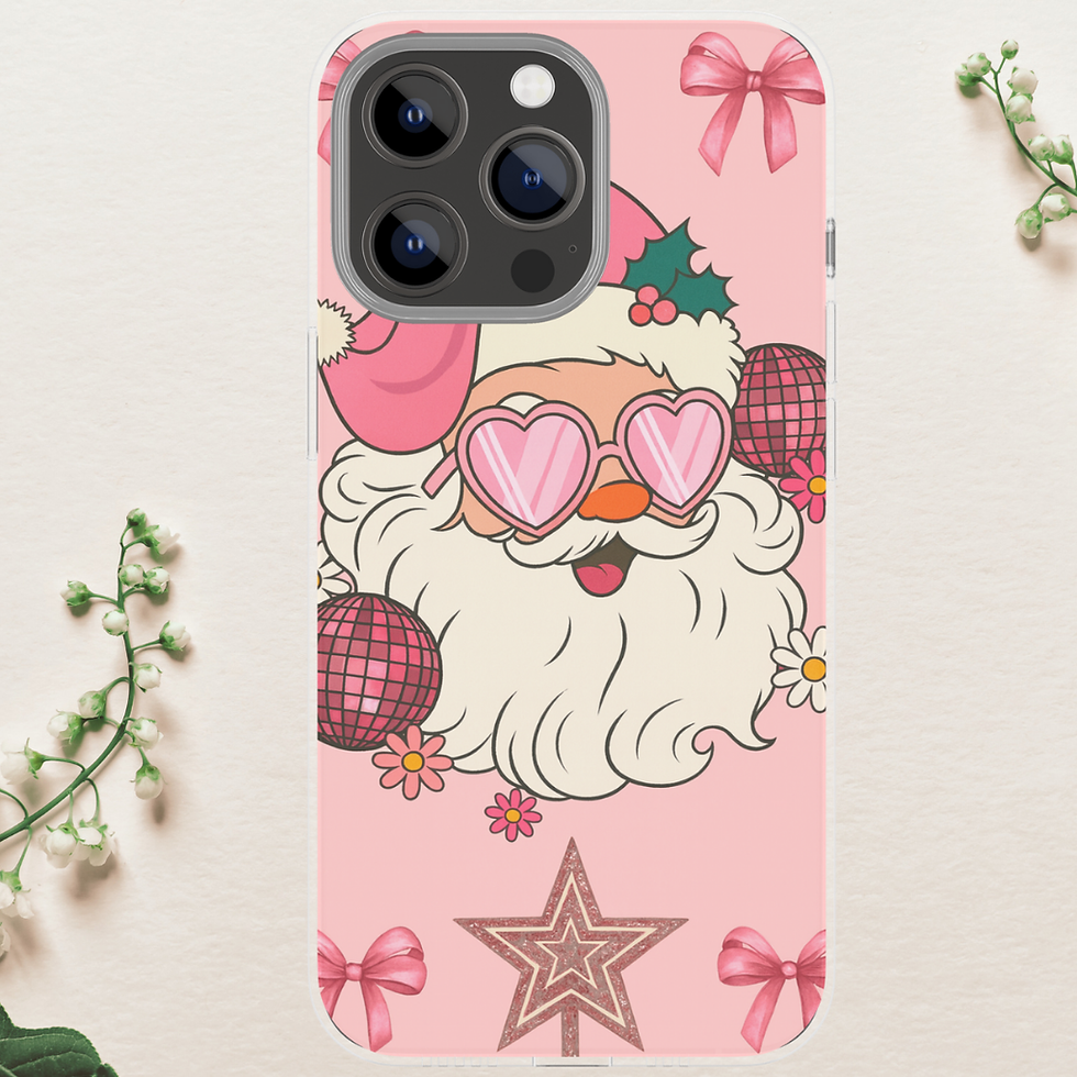 Winter Christmas phone case, holiday case 16/17 Pro