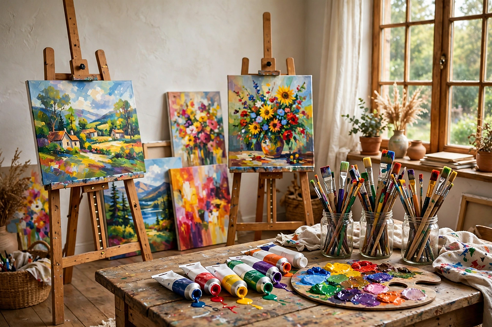 Explore Talented Artists: Handmade Art Made by Real Hands