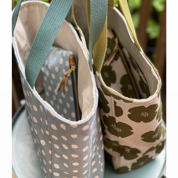 Tote in the atelier