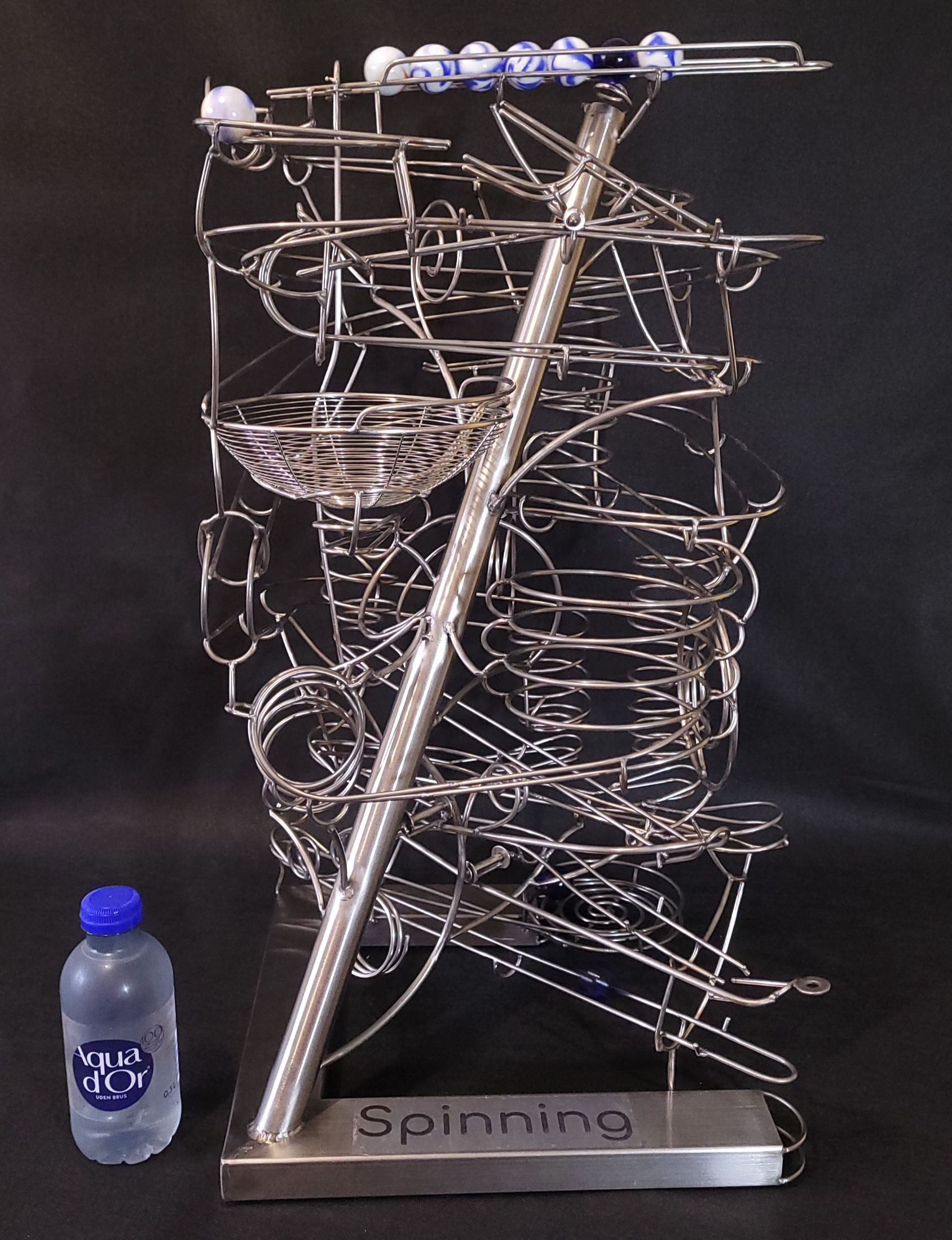 Spinning Rolling Ball Sculpture