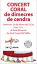 Proper concert: Dimecres de Cendra 2020, 21:00