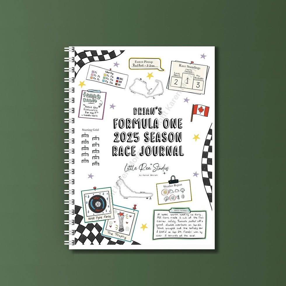 F1 Scrapbook Journal