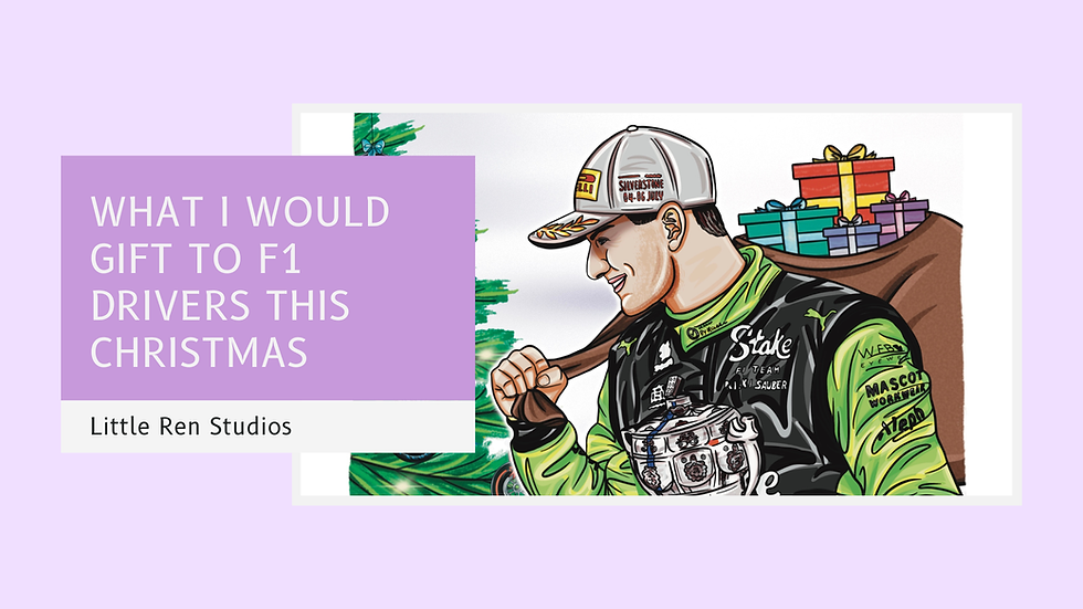 Formula One Gifts Christmas Driver