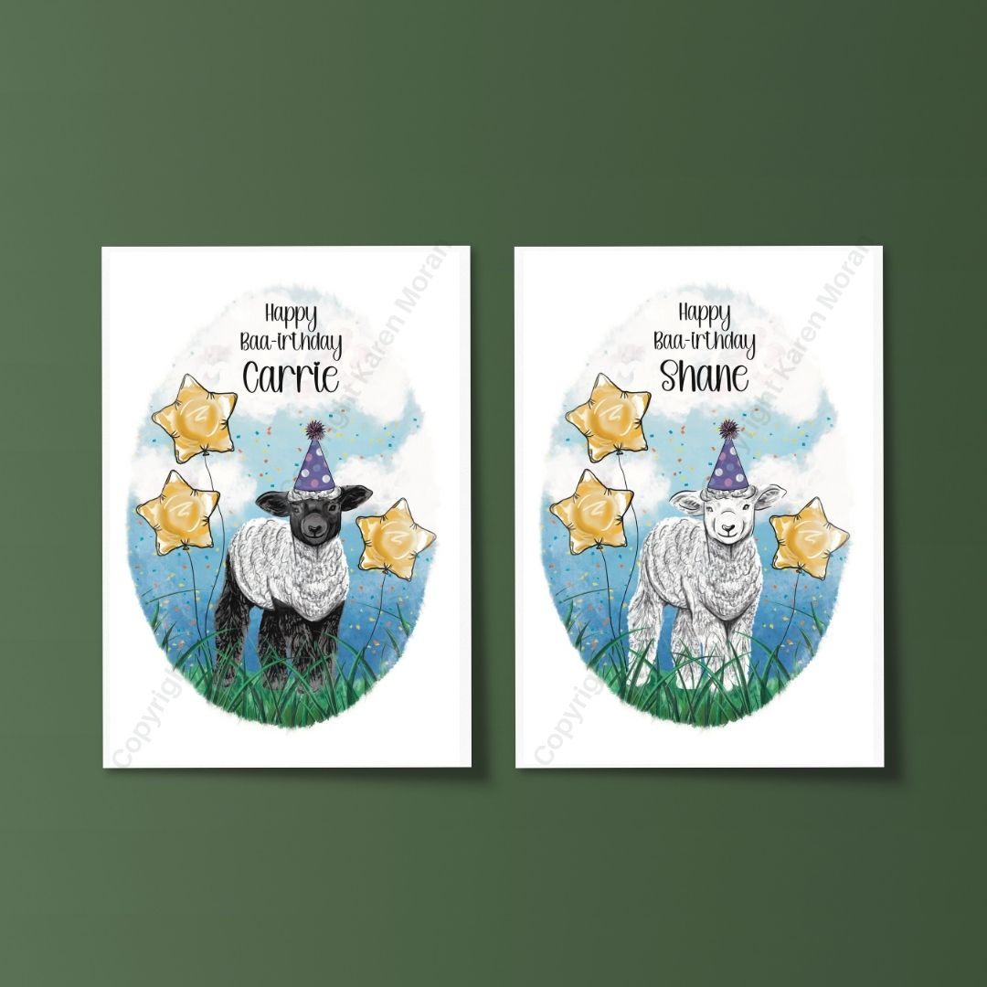 Happy Baaa-irthday Card