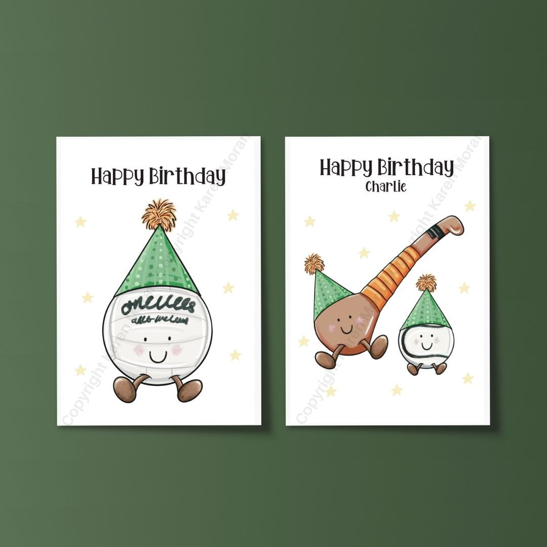 Irish Sport Mascots Card