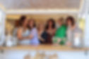 Wedding guests laughing in mobile bar