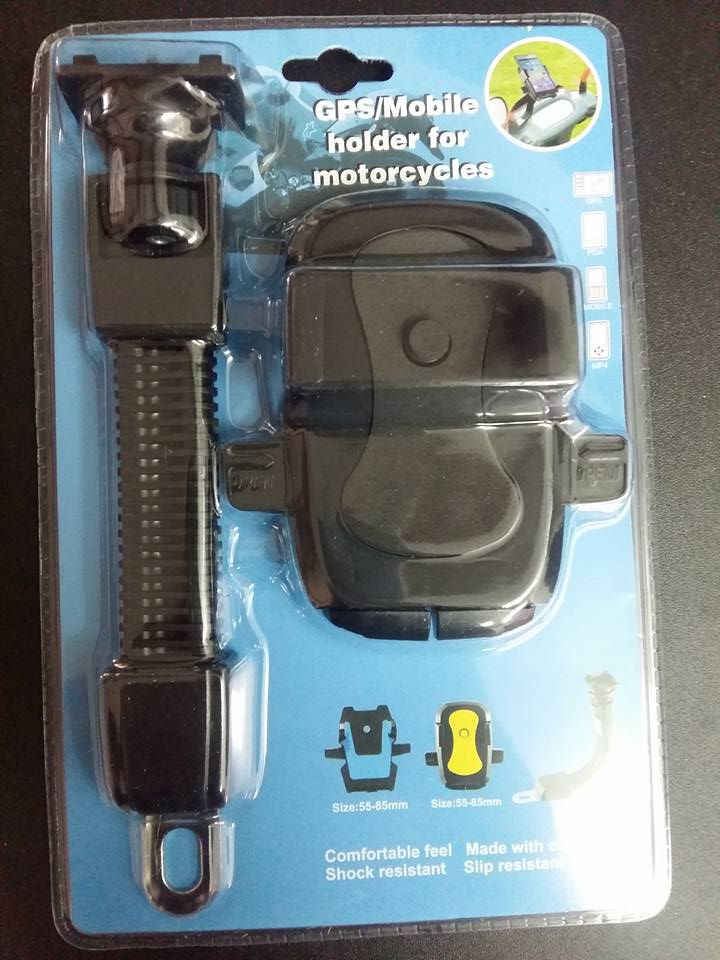 360 Degree Rotation Motorcycle Motor Phone Holder Handlebar Clip Stand Mount Bra