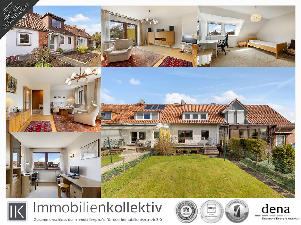 Haus kaufen Hamburg Seevetal Immobilienkollektiv Kauf-Objekt IK-2524: Mittelreihenhaus in 21217 Seevetal zu kaufen! Ausstattung Jetzt hier ansehen: Mittelreihenhaus, Raumwunder, ca. 138 qm Wohn-/Nutzfläche, Vollkeller, Garage, ca. 290 qm Gesamtgrundstück, Eigenlandgrundstück, große Gauben, neues Dach 2007, neue Terrasse 2014, neue Heizung 2019, überdachter Eingang, Wohnküche mit separatem Ess-, bzw. Frühstücksbereich, knapp 24 qm Wohn-/Essbereich, Parkett, große Fensterfront, Flur, drei Räume, große Gauben, Vollbad, Dachflächenfenster, Dachboden, ca. 50 qm beheizter Vollkeller, Innen- & Außenzugang, Flur, drei große Kellerräume, Waschküche/ Heizungsraum, Durchgangsraum, zusätzlich unterkellerte Terrasse, gepflegter Garten, Terrasse, Gartenhaus, seitlicher Gartenzugang, separate Garage mit eigenem Grundbuch, bereits im Kaufpreis inbegriffen. Details Ausstattung: Befeuerung: Gas Heizungsart: Zentralheizung Kabel Sat TV: Ja Terrasse: Ja Stellplatzart: garage Küche: Einbauküche Unterkellert: Ja Zustand: Baujahr Gebäude: 1964 Zustand: Gepflegt Energieausweis: Bedarfsausweis Endenergiebedarf: 170,8 kWh/(m²a) Energieausweis gültig bis: 13.04.2036 Baujahr Wärmeerzeuger: 2019 Baujahr lt. Energieausweis: 1964 wesentlicher Energieträger: Gas Energieeffizienzklasse: F Preise / Flächen Wohnfläche: ca. 73 m² Grundstücksfläche: ca. 290 m² Nutzfläche: ca. 65 m² Zimmer: 3 Schlafzimmer: 2 Badezimmer: 1 Beschreibung Raumwunder mit ca. 138 qm Wohn-/Nutzfläche inklusive Vollkeller & Garage sowie ca. 290 qm Gesamtgrundstück! Dieses Mittelreihenhaus wurde ursprünglich im Jahre 1964, unter Verwendung hochwertiger Materialien & in konventioneller Massivbauweise, zuzüglich rückwärtiger Dachgaube, auf einem sehr gut ausgerichteten Eigenlandgrundstück errichtet. Im Verlauf wurde an der Vorderseite noch eine weitere große Gaube realisiert & in 2007 das Dach, in 2014 die Terrasse sowie in 2019 die Heizung erneuert. Die beiden geräumigen Geschosse, der Vollkeller, die Garage sowie der Dachboden, bieten ausreichend Platz & vielfältige Nutzungsmöglichkeiten. Im Erdgeschoss befinden sich unter anderem der überdachte Eingang & die einladende Diele, der Kellerzugang & der Zugang zum Dachgeschoss sowie die geräumige Wohnküche mit separatem Ess-, bzw. Frühstücksbereich. Der großzügige, knapp 24 qm messende sowie optisch schön aufgeteilte Wohn-/Essbereich inklusive Parkett bietet, aufgrund der großzügigen Fensterfront, einen wunderschönen Blick & gleichzeitig den Zugang auf die große Terrasse sowie in den Garten. Im Dachgeschoss befinden sich neben dem Flur insgesamt drei gut geschnittene Räume mit großen Gauben sowie das helle Vollbad inklusive Dusche & Badewanne, ebenfalls mit großem Dachflächenfenster. Der Dachboden bietet weiteres großes Nutzungs- & Lagerpotential! Der ca. 50 qm messende & beheizte Vollkeller inklusive Innen- & Außenzugang bietet, neben dem Flur, drei große Kellerräume inklusive Waschküche/ Heizungsraum sowie Durchgangsraum. Zusammen mit der zusätzlich unterkellerten Terrasse bietet dieser Bereich sehr viel weiterte Nutz- & Lagerflächen. Der sehr gepflegte & gleichzeitig pflegeleichte Garten besticht durch die riesige Terrasse sowie durch das große Gartenhaus. Durch einen sehr praktischen seitlichen Zugang kann man das rückwärtige Grundstück ebenfalls erreichen. Ein weiteres Highlight ist die extra Garage mit eigenem Grundbuch. Diese ist ebenfalls bereits im Kaufpreis inbegriffen & kann, sofern nicht benötigt, auch separat veräußert werden. Lage Diese gepflegte Immobilie befindet sich im beliebten & gesuchten Ort Bullenhausen, nur wenige hundert Meter von der Hamburger Stadtgrenze sowie unmittelbar am Elbdeich gelegen. Bullenhausen ist ein Ortsteil der Gemeinde Seevetal. Seevetal grenzt direkt an Hamburg-Harburg & verfügt über eine umfangreiche Infrastruktur. Alle Belange des täglichen Bedarfs, der Bahnhof, Geschäfte, Ärzte, Sportstätten, Restaurants sowie Kindergärten & Schulen sind in wenigen Minuten zu erreichen. Aufgrund erstklassiger Verkehrsanbindungen, inklusive Bahn- bzw. S-Bahn-Anschluss nach Hamburg (HVV-Tarif) sowie der Anschluss an die A 7 (bis zur Hamburger Innenstadt nur ca. 15 Minuten mit dem Auto), zählt der ''Knotenpunkt'' Seevetal zu den bevorzugten Wohngegenden vor den südlichen Toren Hamburgs & besticht durch gemütliche Ortskerne, die umfangreichen Einkaufsmöglichkeiten & die ideale Infrastruktur, welche den sehr hohen Wohnwert dieser Lage widerspiegelt. Die Metropole & Weltstadt Hamburg ist nach Berlin die zweitgrößte Stadt Deutschlands. Die Hansestadt schafft regelmäßig den Sprung zu den Spitzenreitern der lebenswertesten Städte der Welt & erfreut sich, ebenso wie die Metropolregion, bei Investoren aus aller Welt einer enormen Nachfrage! Kaufpreis: EUR 249.000,- // Courtage: 3,57% inkl. MwSt. Sonstiges Bitte lesen Sie vor Kontaktaufnahme diese kurzen Informationen: https://www.immobilienkollektiv.de/kontakt Sie möchten Ihre jetzige Immobilie verkaufen oder suchen eine passende Immobilie? Das Immobilienkollektiv ist ein Zusammenschluss aus Vertriebsprofi und zertifiziertem Sachverständigen des Deutschen Sachverständigen und Gutachter Verbandes sowie Mitglied der Sprengnetter Akademie und Energieberater der Deutschen Sachverständigen Gesellschaft, die Zusammen das Projektmanagement für den Immobilienvertrieb betreiben. Die Immobilienkollektiv GmbH ist weiterhin Mitglied im Immobilienverband Deutschland IVD und wurde vom Magazin FOCUS als eines der "TOP IMMOBILIENUNTERNEHMEN DEUTSCHLANDS" ausgezeichnet (Focus Spezial, Ausgabe 04/2021). Die Firma erstellt als zertifiziertes Sachverständigenbüro im Vorwege von jeder Immobilie kostenlos und unverbindlich eine Wertanalyse für die Eigentümer. Aufgrund dieser Basis wird dann gemeinschaftlich über eine mögliche Zusammenarbeit entschieden. Im Rahmen des weiteren Projektmanagements arbeitet das Immobilienkollektiv mit peripheren professionellen Dienstleistern, wie Baufirmen, Immobilienfotografen (inkl. aufwendigen Drohnenaufnahmen & Immobilienvideos), Home Stagern (Einrichtungs- und Gestaltungsprofis für eine optimale Immobilienpräsentation), Grafik Designern, Handwerkern, Gebäudereinigern, Umzugsunternehmen, Anwälten, 3D und Virtual Reality Agenturen, Notaren, Banken, Finanzierern, Architekten, Medienagenturen und weiteren Immobilienvertrieben zusammen, um das bestmögliche Ergebnis zu erzielen. Die Inhaber verfügen darüber hinaus gemeinsam über eine 20 jährige Erfahrung in der Bau- und Immobilienbranche. Die Kompetenz und der Service gehen somit weit über die eines gewöhnlichen Immobilienvertriebs hinaus. Rufen Sie uns gern an oder schreiben Sie uns! Haus kaufen Hamburg Seevetal Immobilienkollektiv Nils Tinnemeyer Als Immobilienmakler und Gutachter sowie Sachverständige ist die Firma spezialisiert auf die Vermittlung von Neubauimmobilien und Bestandsimmobilien in Hamburg ( Eidelstedt, Eimsbüttel, Harvestehude, Hoheluft-West, Lokstedt, Niendorf, Rotherbaum, Schnelsen, Stellingen, Altona-Altstadt, Altona-Nord, Bahrenfeld, Blankenese, Groß Flottbek, Iserbrook, Lurup, Nienstedten, Osdorf, Othmarschen, Ottensen, Rissen, Sternschanze, Sülldorf, Alsterdorf, Barmbek-Nord, Barmbek-Süd, Dulsberg, Eppendorf, Fuhlsbüttel, Groß Borstel, Hohenfelde, Hoheluft-Ost, Langenhorn, Ohlsdorf, Uhlenhorst, Winterhude, Bergstedt, Bramfeld, Duvenstedt, Eilbek, Farmsen-Berne, Hummelsbüttel, Jenfeld, Lemsahl-Mellingstedt, Marienthal, Poppenbüttel, Rahlstedt, Sasel, Steilshoop,Tonndorf, Volksdorf, Wandsbek, Wellingsbüttel, Wohldorf, Altenwerder, Cranz, Eißendorf, Francop, Gut Moor, Harburg, Hausbruch, Heimfeld, Langenbek, Marmstorf, Moorburg, Neuenfelde, Neugraben-Fischbek, Neuland,Rönneburg, Sinstorf, Wilstorf, Hamburg-Altstadt, Billbrook, Billstedt, Borgfelde, Finkenwerder, HafenCity, Hamm, Hammerbrook, Horn, Kleiner Grasbrook, Neustadt, Neuwerk,Rothenburgsort, St. Georg, St. Pauli, Steinwerder, Veddel, Waltershof, Wilhelmsburg, Allermöhe, Altengamme, Bergedorf, Billwerder, Curslack, Kirchwerder, Lohbrügge, Moorfleet, Neuallermöhe, Neuengamme, Ochsenwerder, Reitbrook,Spadenland, Tatenberg ) und im Landkreis Harburg (Appel, Asendorf, Bendestorf, Winsen Luhe, Buchholz in der Nordheide Handeloh, Hanstedt, Hollenstedt, Jesteburg, Neu Wulmstorf, Rosengarten, Klecken, Eckel, Sieversen, Sottorf, Leversen, Nenndorf, Salzhausen, Sprötze, Dibbersen, Steinbeck, Holm - Seppensen, Osterberg, Itzenbüttel, Maschen, Fleestedt, Meckelfeld, Ohlendorf, Hittfeld, Seevetal, Stelle, Tostedt, Scheeßel, Sittensen, Büsenbachtal, Wörme, Waldesruh, Lindhorst, Helmstorf, Harmstorf, Ramelsloh, Over, Bullenhausen, , St. Dionys, Lüneburg, Bardowick ). Die Tochterfirmen bieten zudem die Dienstleistungen Investment, Coinvestment, Kauf, Ankauf, Direktankauf, Projektentwicklung, Immobilienberatung, Grundstücksberatung, Projektierung, Bauprojekte Entwicklung, Wertsteigerung, Bewertung, Marktwertermittlung, Aufteilung und Strukturierung, Verwaltung, Vermietung, Asset Management, Facility Management, Hausmeister Service, Gartenpflege, Winterdienst, Erbe, Erbschaft, Erbmasse, Erbengemeinschaft, Nachlass, Grundstücksverwaltung, Betreuung, Instandhaltung, Sanierung, Modernisierung, Ausbau, Wohnungseigentümergemeinschaft, Grundstücksverwaltung, Vermarktung, Grundstücksservice, Grundbesitz, Bautechnik, Sondereigentum, Einzelhandel, Ladenlokal, Geschäft, Büro, Praxis, Mietverwaltung, Verwalter WEG, Sondereigentum. Die Immobilienkollektiv GmbH ist Ihr Makler und Partner an Ihrer Seite! Wenn Sie eine Immobilie, wie z.B. ein Haus (Einfamilienhaus, Doppelhaus, Doppelhaushälfte, Reihenhaus, Mittelreihenhaus, Endreihenhaus, Zweifamilienhaus, Villa, Bauhaus, Reetdachhaus, Fachwerkhaus, Resthof, Hofstelle, Bauernhaus, Bungalow, Neubau, Mehrfamilienhaus, Zinshaus, Wohnhaus, Geschäftshaus, Gewerbeimmobilie), eine Wohnung (Eigentumswohnung, Etagenwohnung, Erdgeschosswohnung, Maisonette - Wohnung, Dachgeschosswohnung, Neubauwohnung, Penthaus, Apartment) oder ein Grundstück ( Grundstücksteil, Teilgrundstück, nach WEG geteilt, Baugrundstück, Bauland, Bauerwartungsland, Gartenland, Ackerland, Waldfläche) verkaufen wollen.