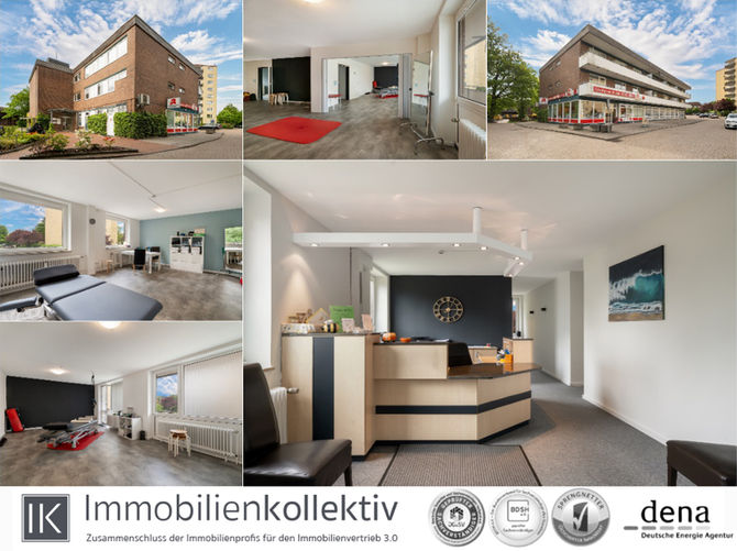Top gepflegt & Zentrumslage: Ca. 143 qm Gewerbefläche inkl. Stellplatz, Loggia & Keller in 21217 Seevetal bei Hamburg !!!