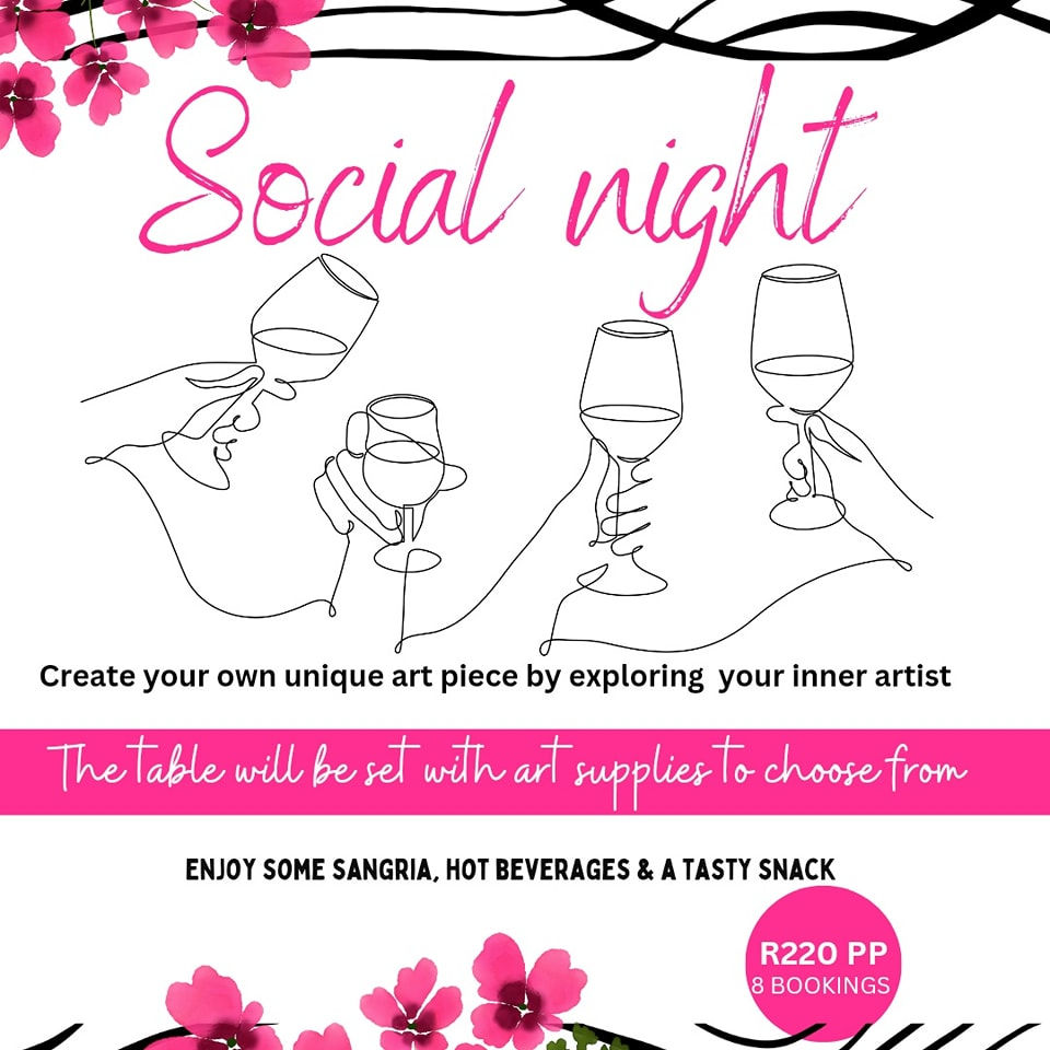 Social Night at Moon & Bloom Art Studio A Canvas of Creativity in