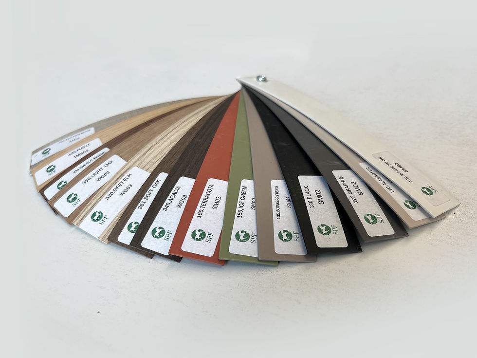 Contoh motif dan warna PVC Edge Banding