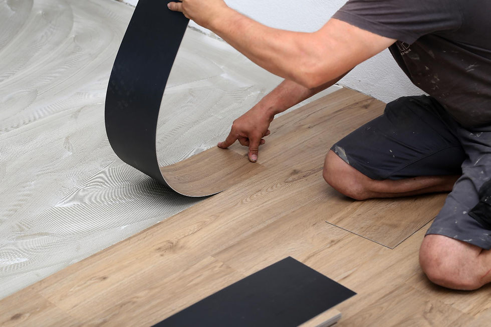 Ilustrasi jenis lantai vinyl 