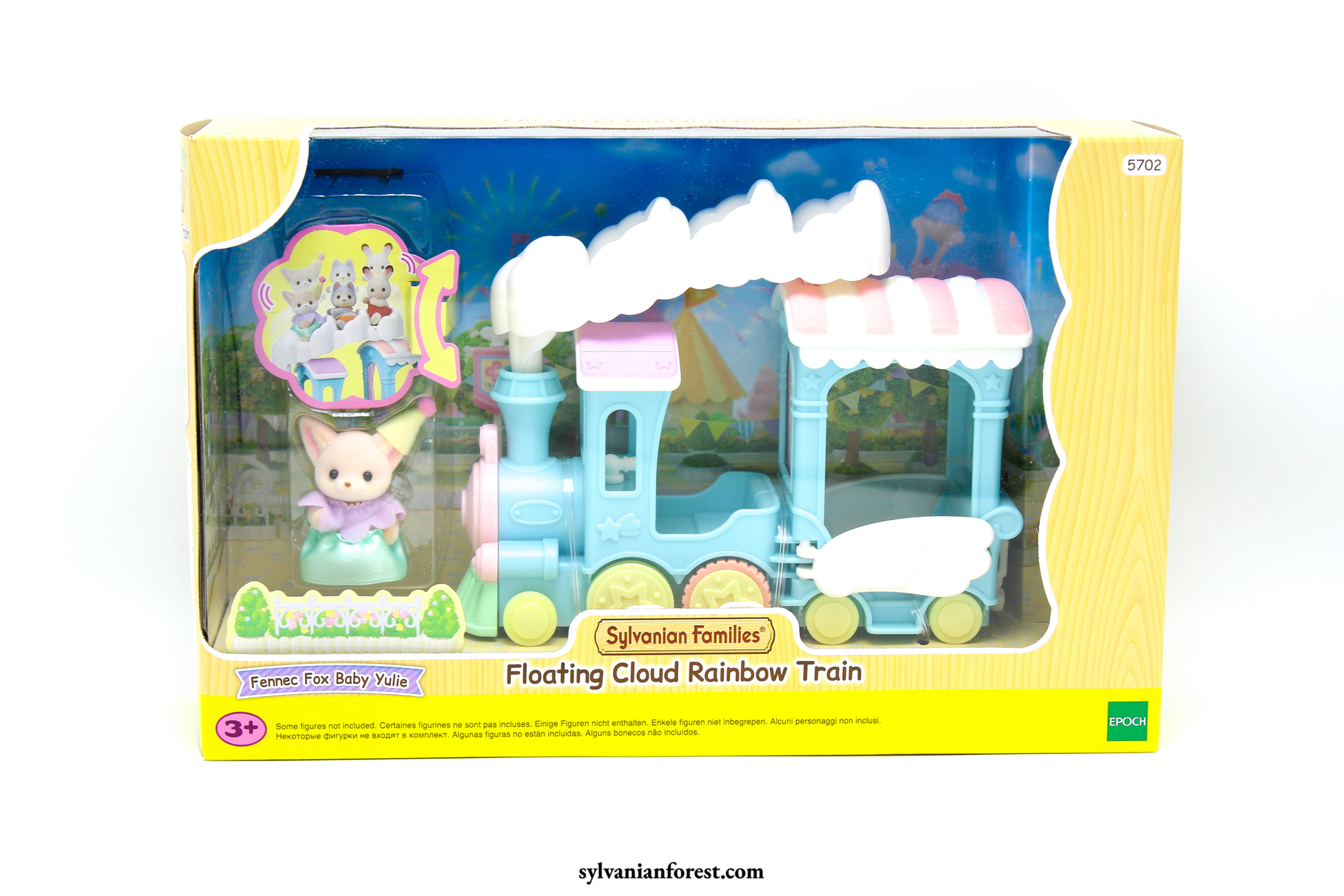 Floating Cloud Rainbow Train