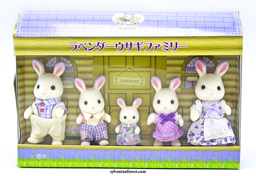 Famille Lapin Lavande Sylvanian Families - Neuf Epoch Company, Livraison Gratuite