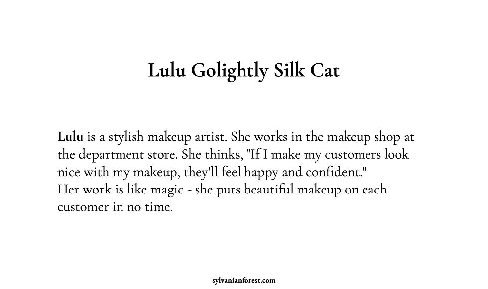 Golightly Silk Cat Town Girl