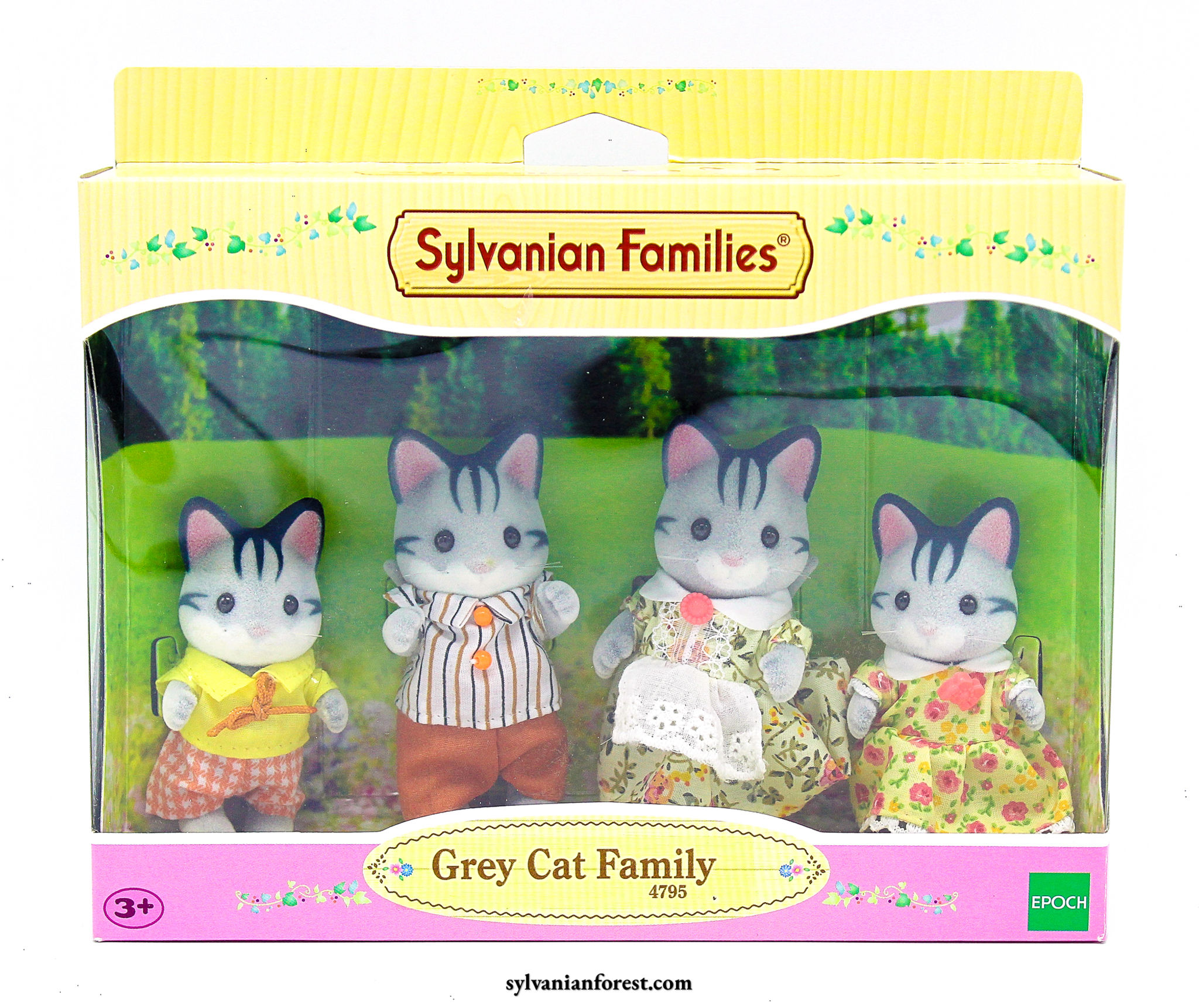 Harvey Grey Cat Family