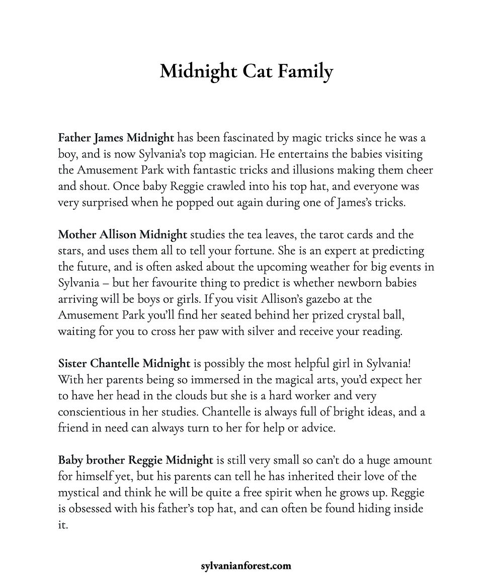 Thumbnail: Midnight Cat Family