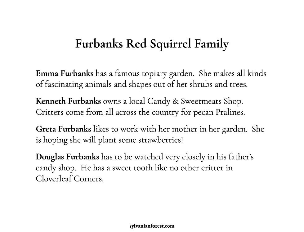 Furbanks Squirrel Family