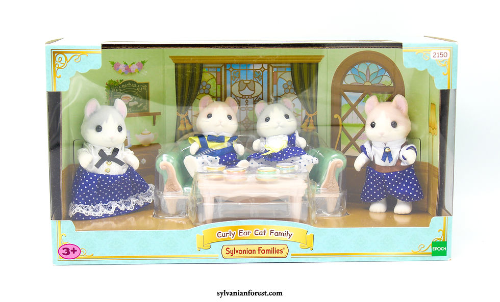 Sylvanian Families Curly Ear Cat Family - Epoch United Kingdom, 2023
