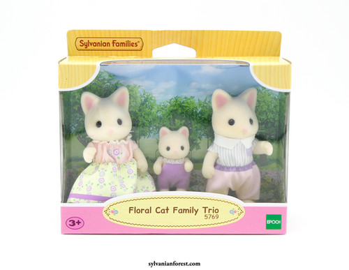 Floral Cat Family Trio | Terra's Sylvanians