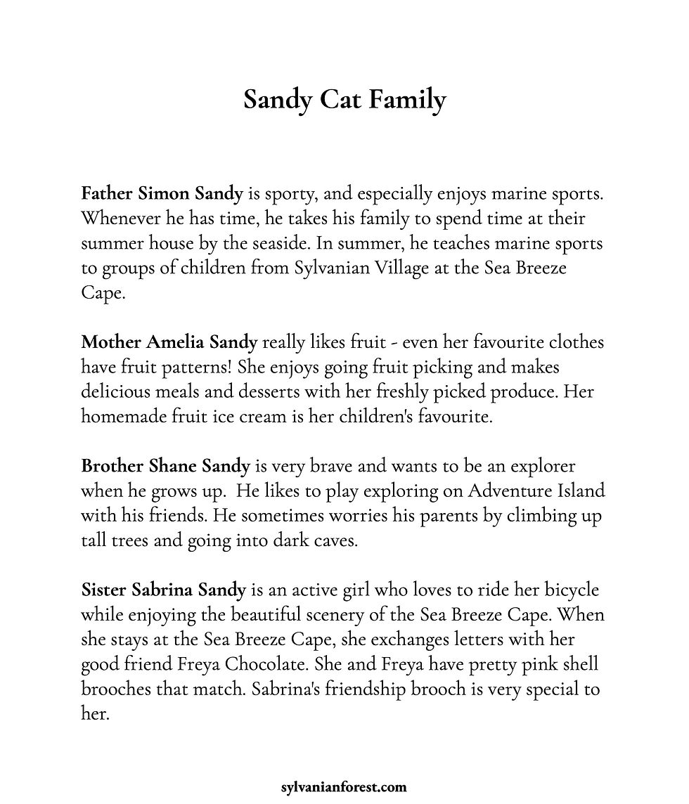 Thumbnail: Sandy Striped Cat Family