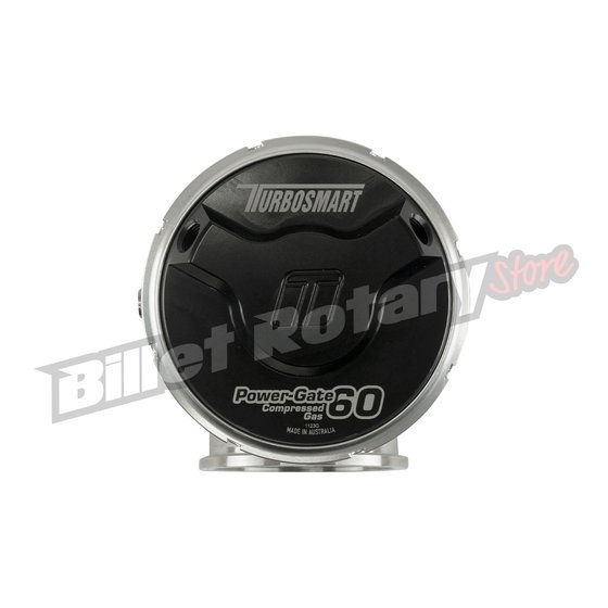 الصورة المصغرة: Turbosmart GenV PowerGate60CG 'Compressed Gas' 5psi External Wastegate (Black)
