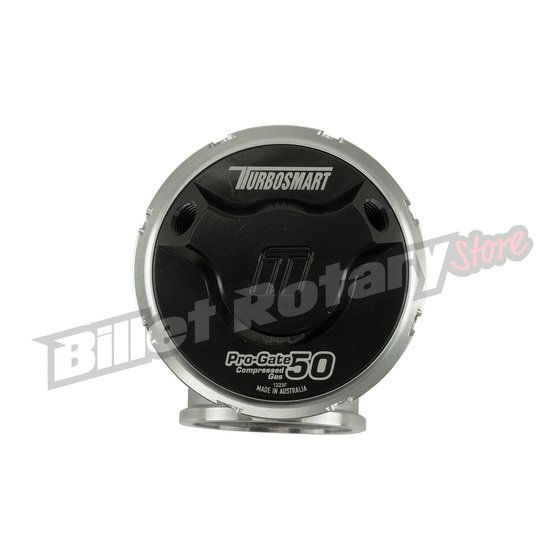 الصورة المصغرة: Turbosmart GenV ProGate WG50CG 'Compressed Gas' 5psi External Wastegate (Black)