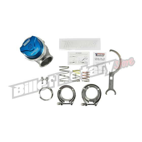 الصورة المصغرة: Turbosmart GenV ProGate50 14psi External Wastegate (Blue)