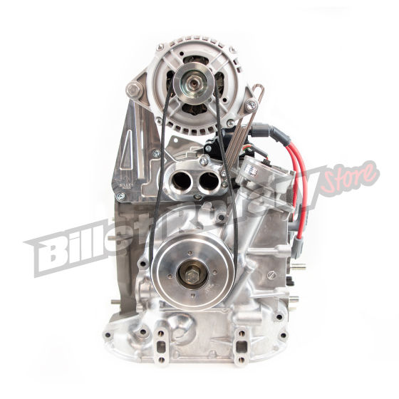 الصورة المصغرة: Billet Boss Top Mount Alternator kit with inbuilt EWP Out let