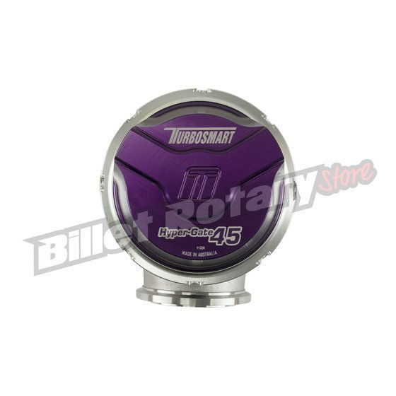 الصورة المصغرة: Turbosmart GenV HyperGate45 14psi External Wastegate (Purple)