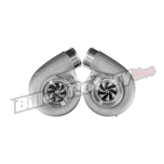 Turbosmart Twin Turbo Pkg - TS-1-7880C V-Band 0.96AR Oil Cooled Turbos