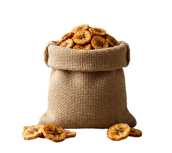Hochwertige getrocknete Bio-Bananenscheiben mit natürlicher Süße und angenehm mittelweicher Konsistenz. Ideal als Snack, für Müslis, Backwaren und Desserts.