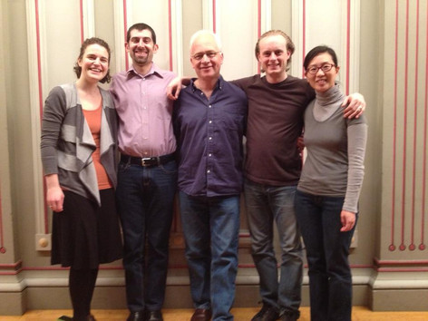 After recording Johannes Brahms's String Quintet in G Major with violist Roger Tapping, Spring 2012
