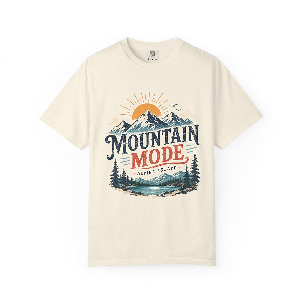 Thumbnail: Mountain Mode T-Shirt — Mountain Mode Graphic Tee