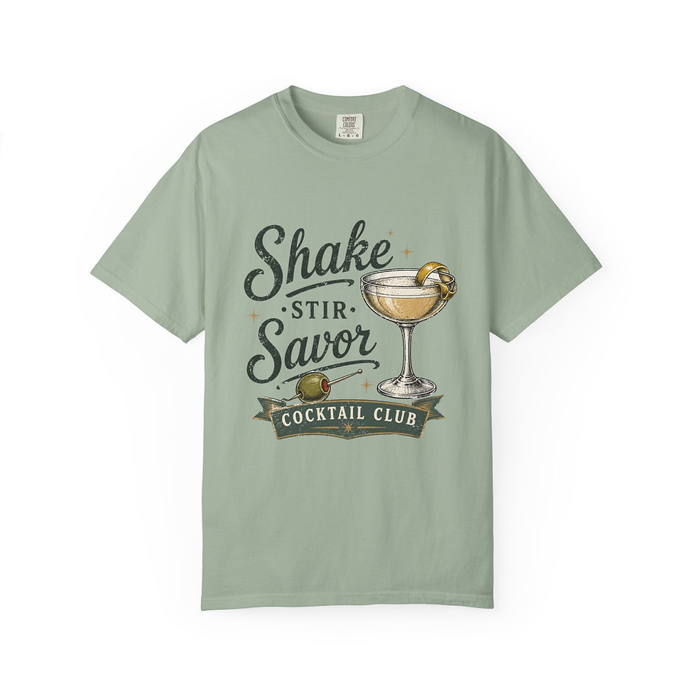 Thumbnail: Shake Stir Savor Cocktail Club  T-Shirt