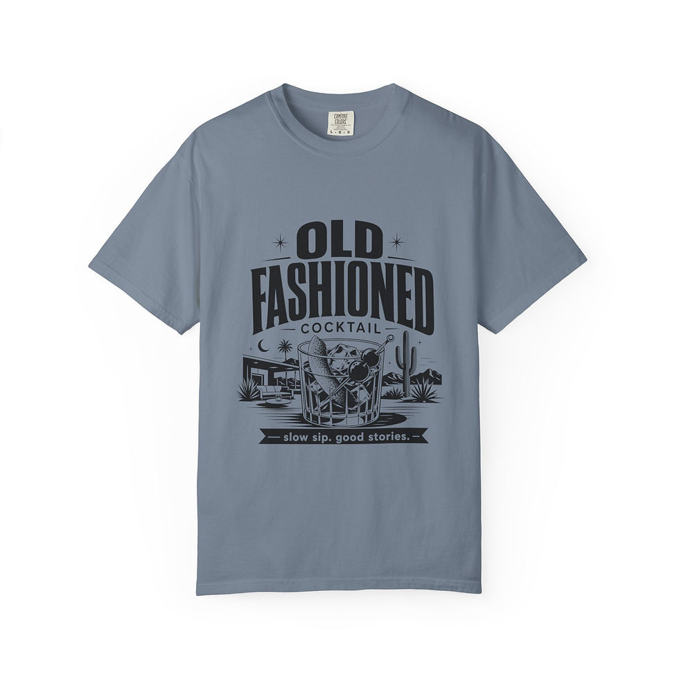 Thumbnail: Old Fashioned Cocktail T-Shirt — Vintage Whiskey Bar Graphic Tee