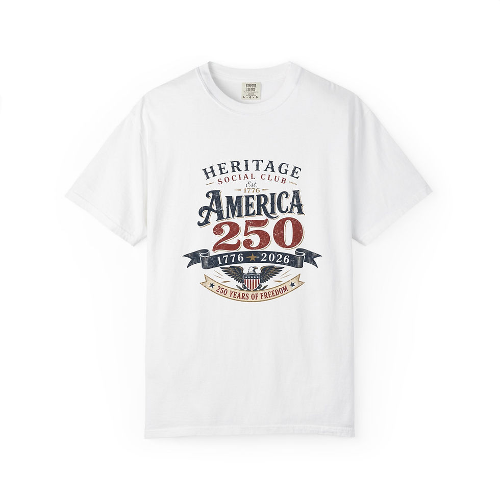 Thumbnail: America 250 Heritage Social Club (2) T-Shirt