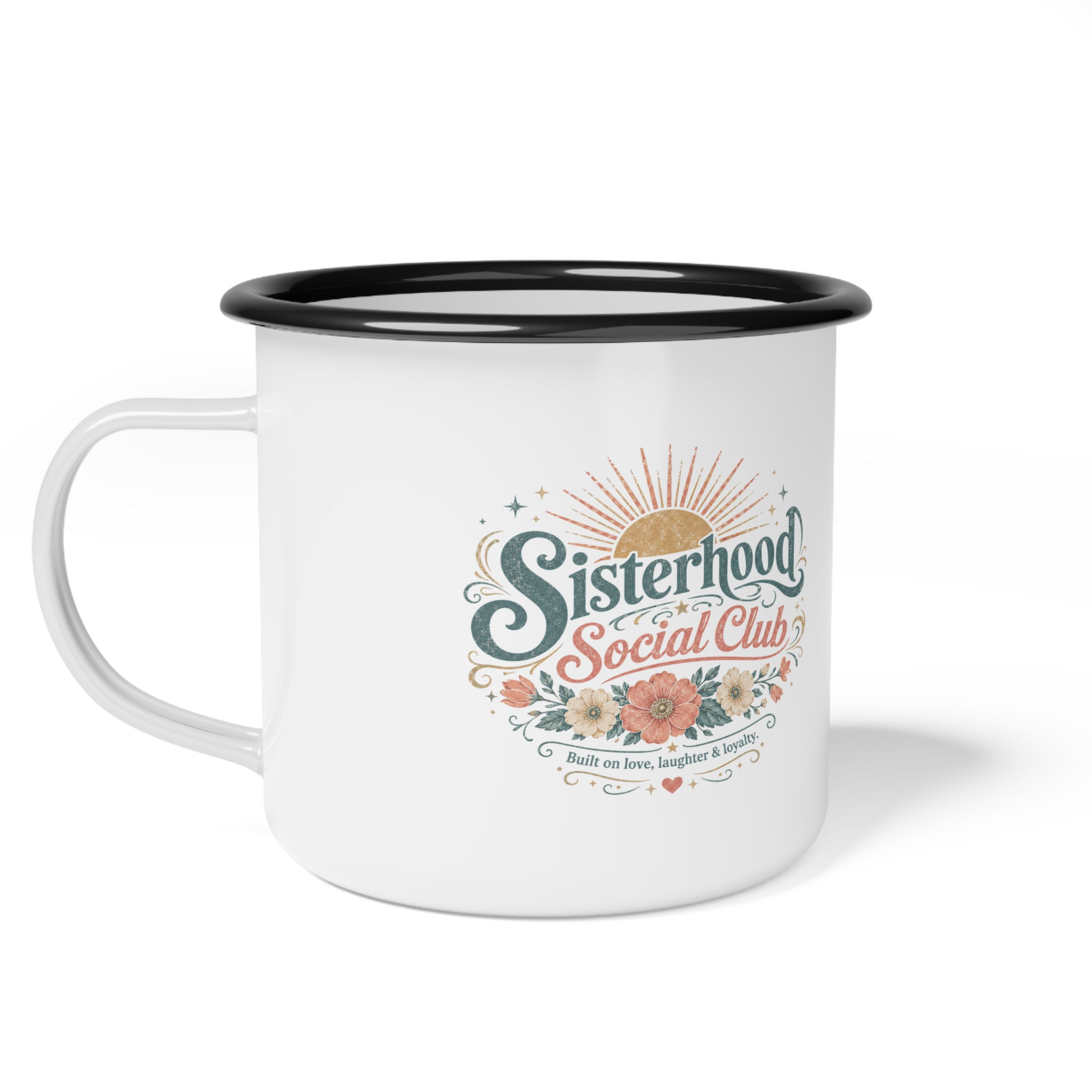 Sisterhood Social Club Enamel Camp Cup