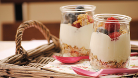 BOL DE CEREALES Y FRUTOS ROJOS