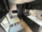 Clean Wolf Pup travel trailer interior after professional RV detailing in Brainerd, MN