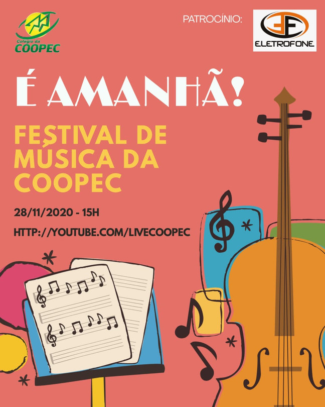 Vai ter Festival de Música sim! É amanhã!