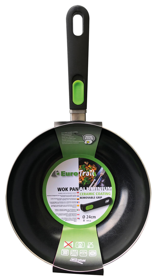 Wok-Pfanne Keramik EuroTrail Durchm. 28 cm