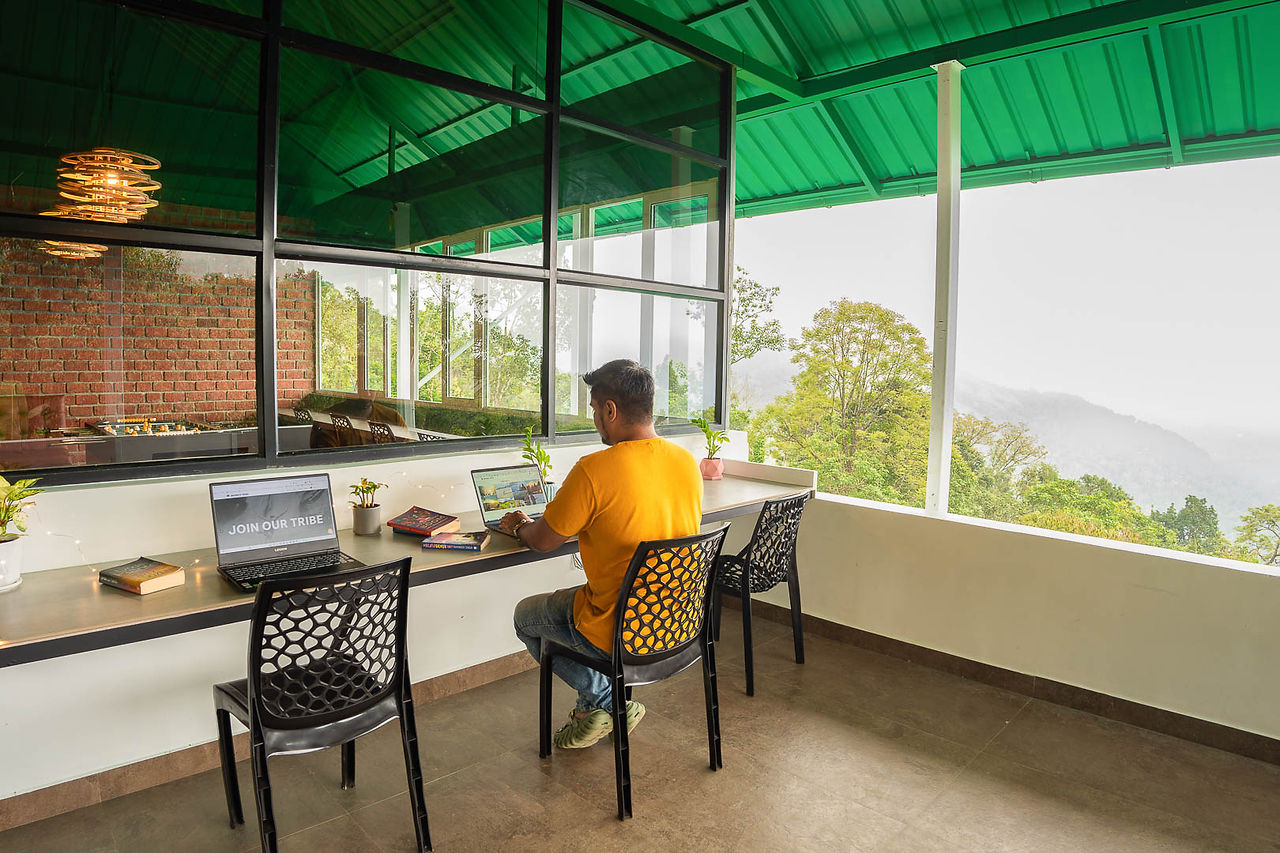  stunning mountain views right from your dorm or private room.