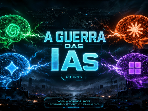 A Guerra das IAs em 2026: A Batalha de Trilhões de Dólares que Está Redefinindo o Mercado