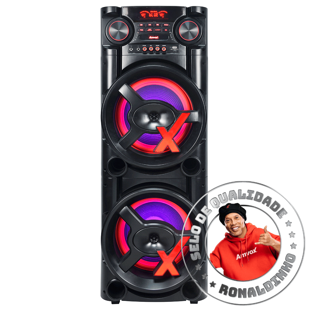 Caixa Amplificada Amvox ACA 1900 New X — 1900W RMS, Bluetooth | Bivolt - Foto 1