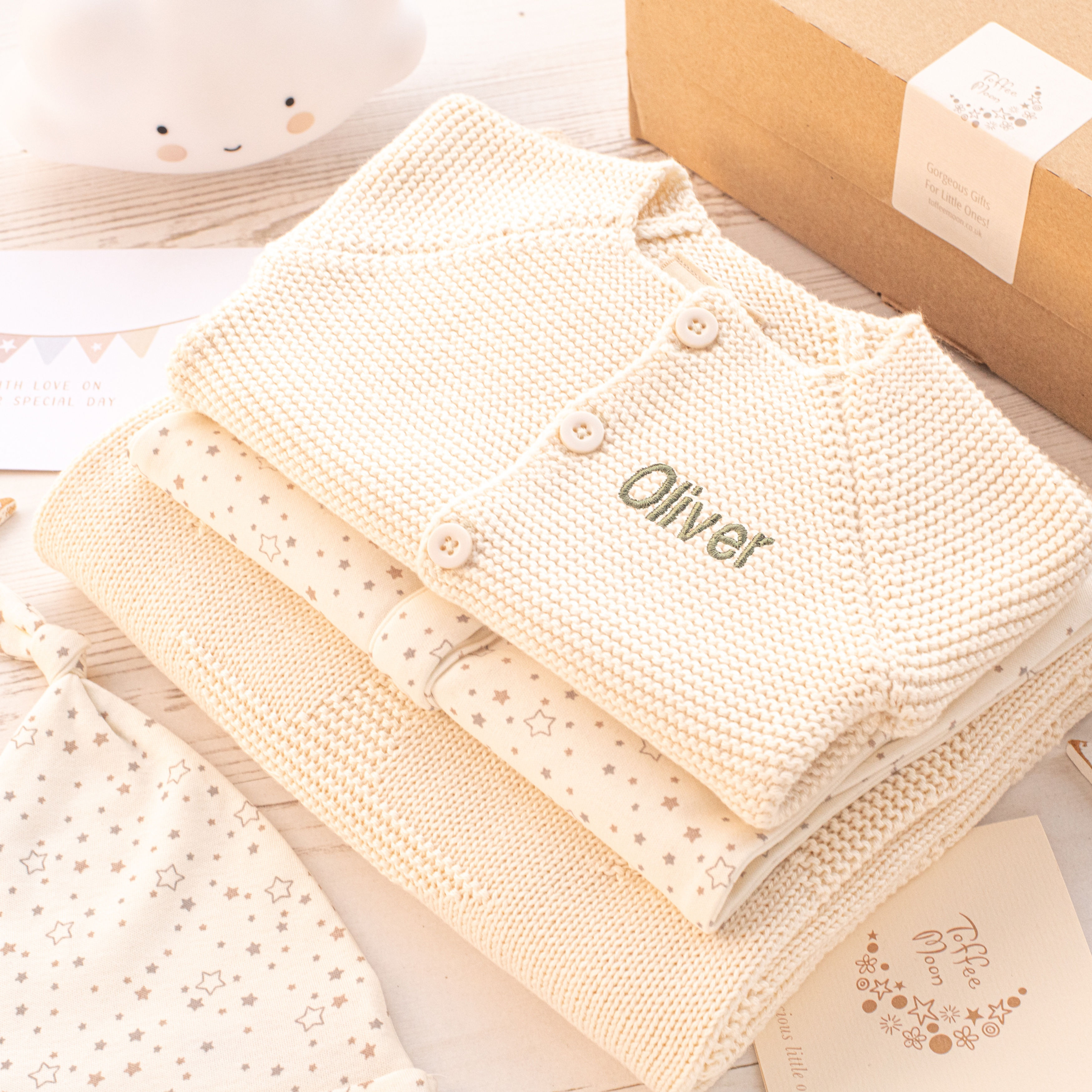 Little Star Cream Baby Gift Box
