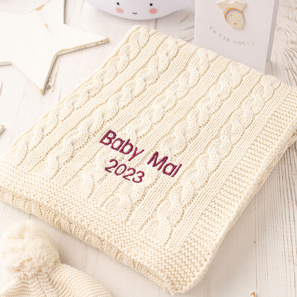Thumbnail: Pink and Blue Little Cricket Star Knitted Gift Set