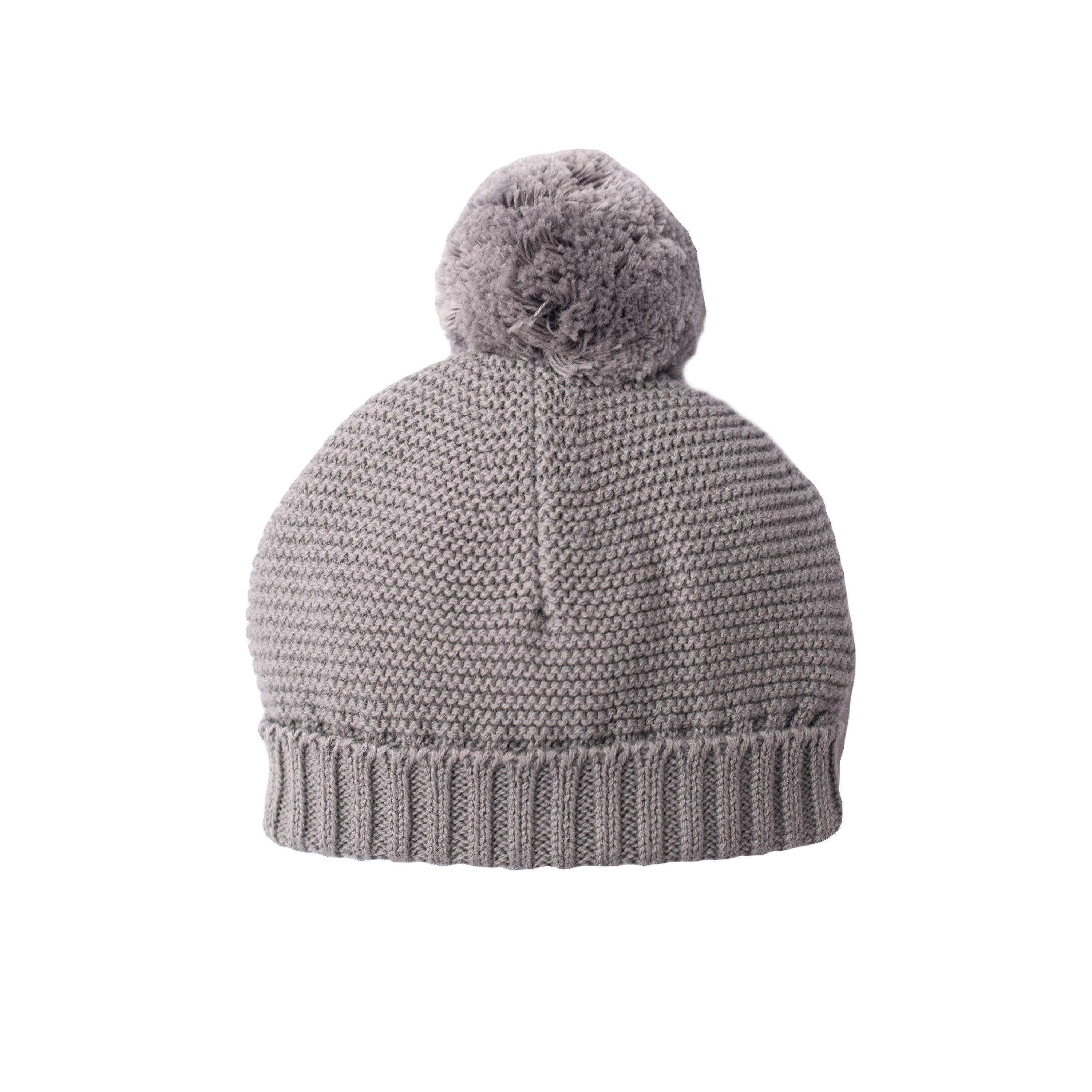 Hound Grey Big Bobble Baby Hat