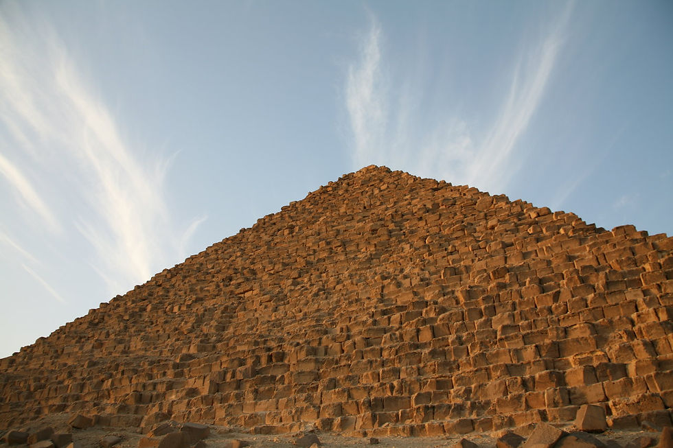 The Great pyramid Giza Plateau Egypt
