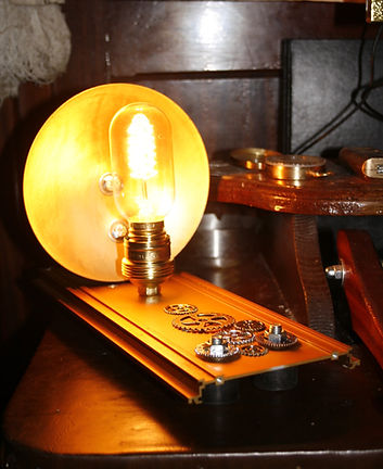 steampunk lamp